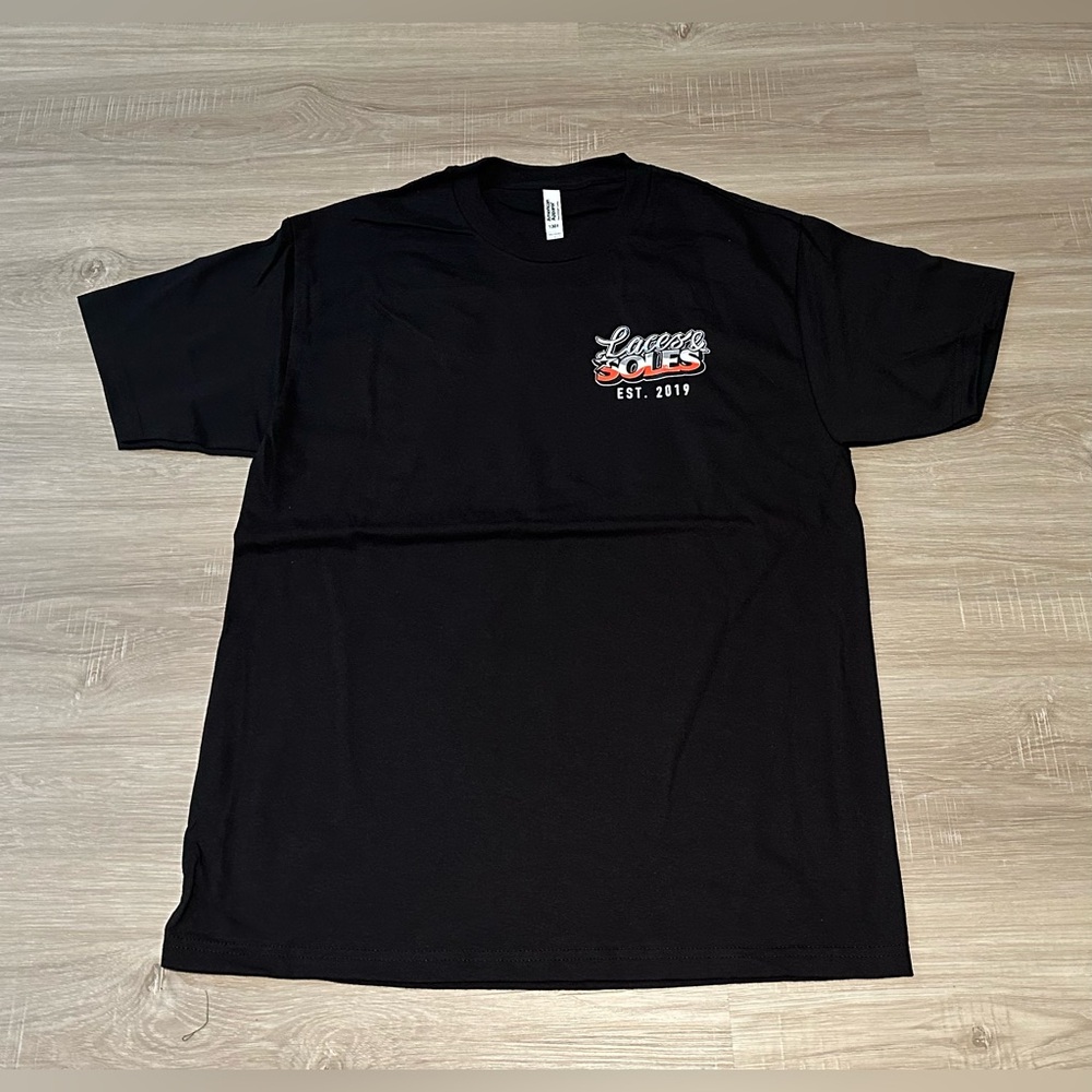 Laces & Soles Black T-Shirt